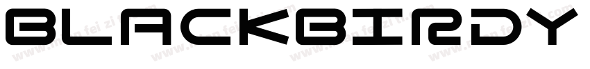 Blackbirdy Regular字体转换